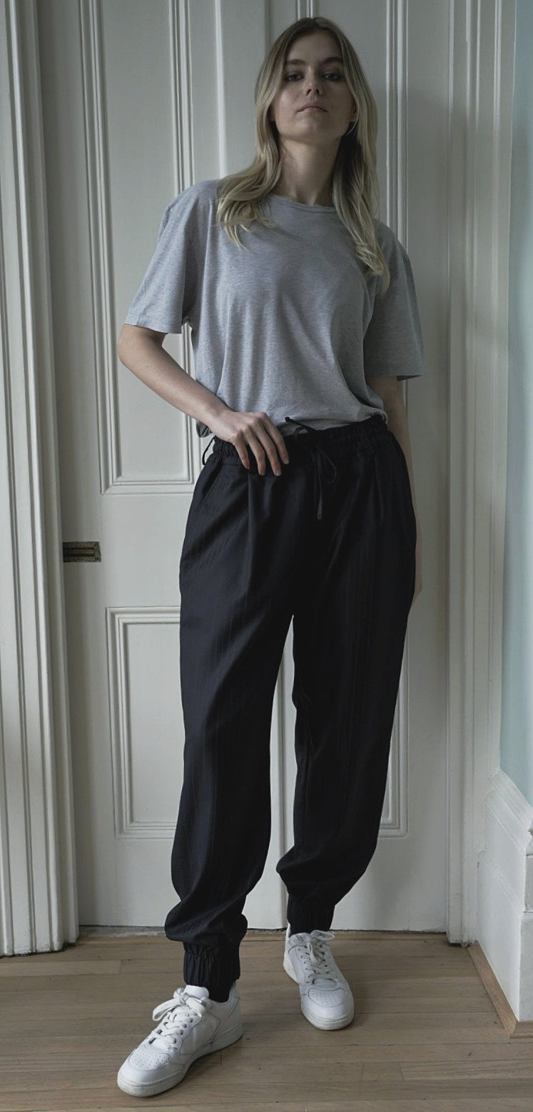 The Bespoke Pinstripe City Joggers