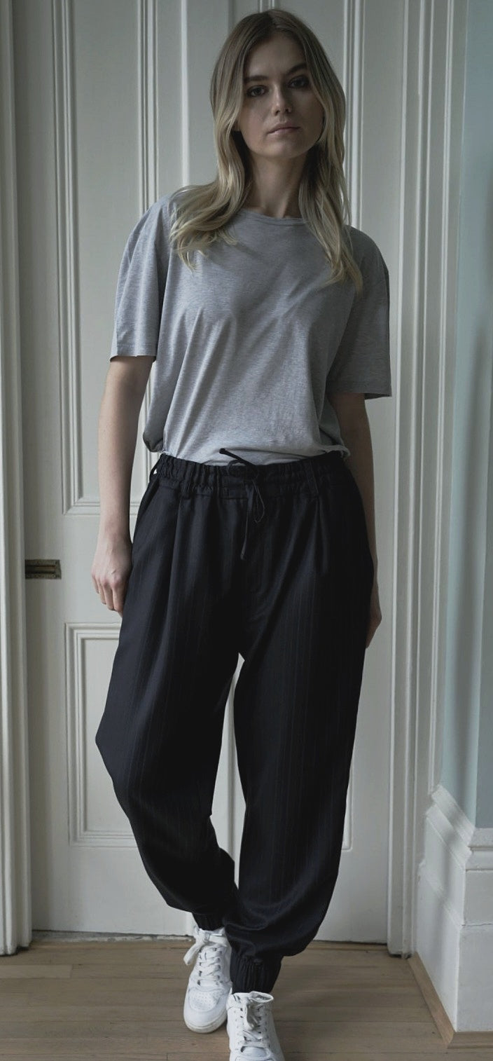 The Bespoke Pinstripe City Joggers