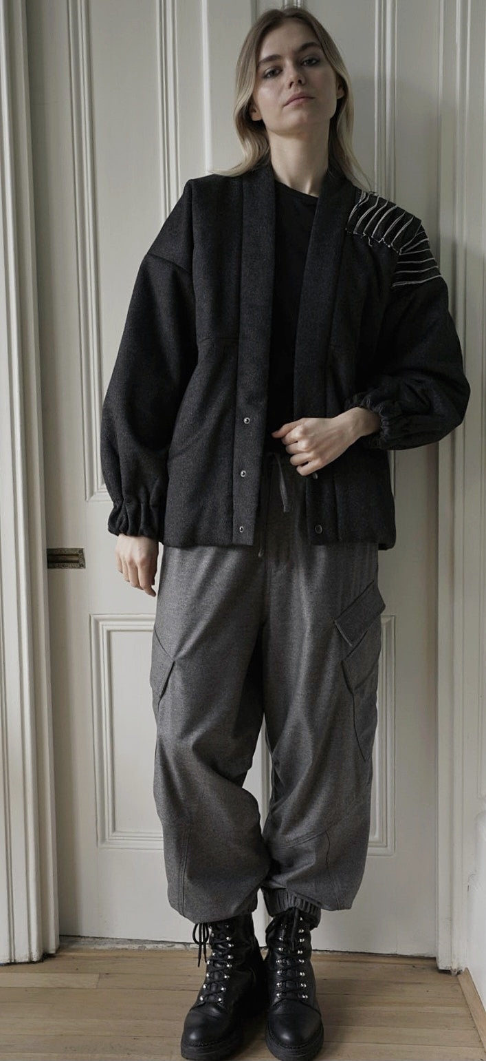 The Bespoke Raw Edge Bomber