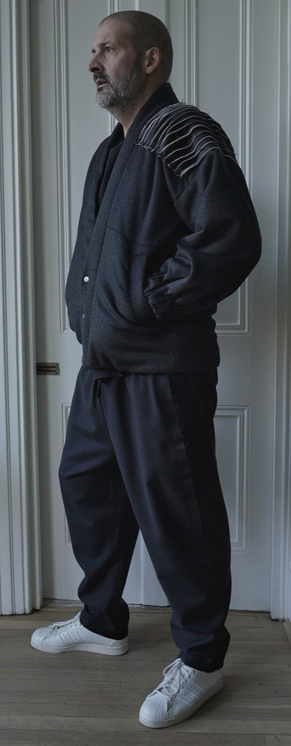 The Bespoke Raw Edge Bomber