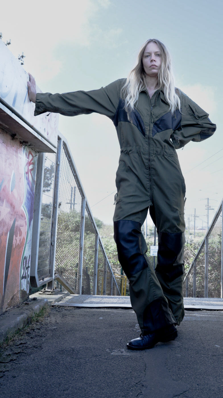 The Zeppelin - Original Vintage 1950s Military Tank Suit