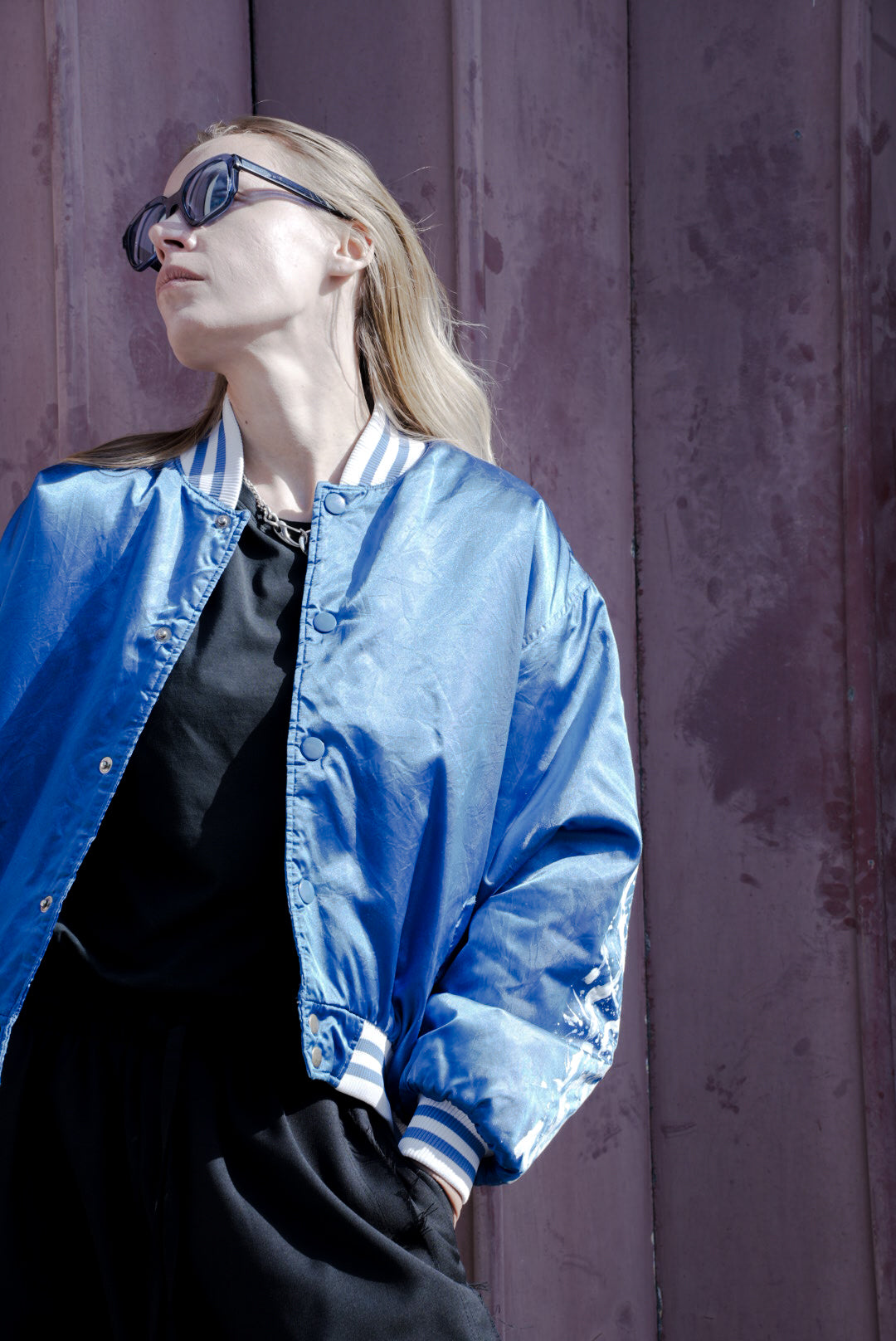 The Electric Dreams Hand Painted Bomber Jacket