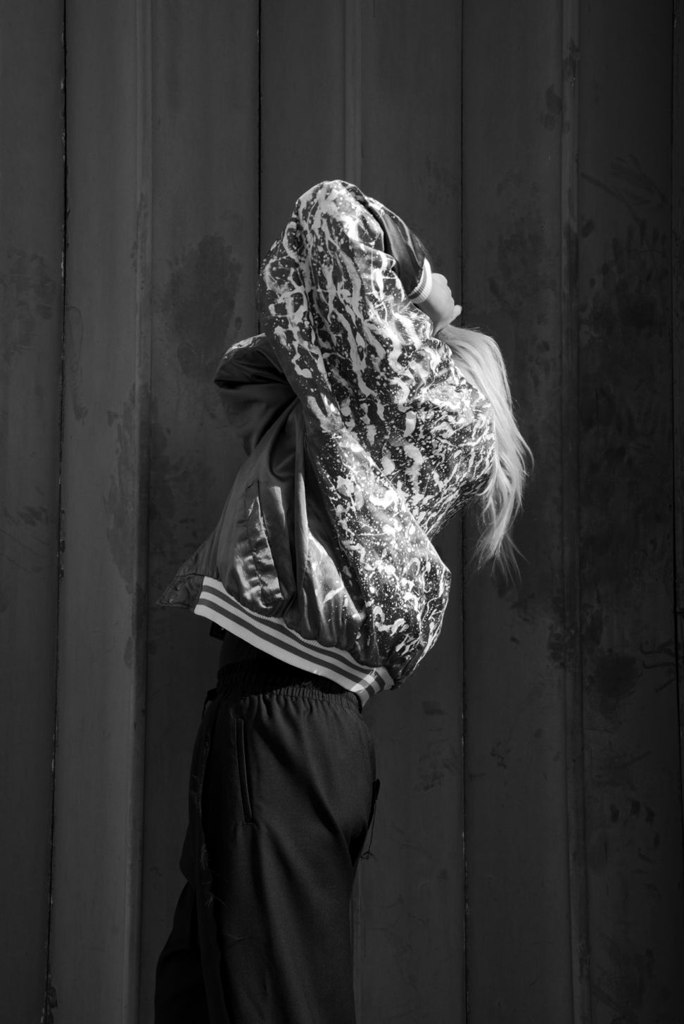 The Electric Dreams Hand Painted Bomber Jacket