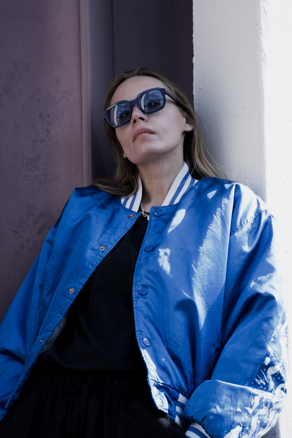 The Electric Dreams Hand Painted Bomber Jacket