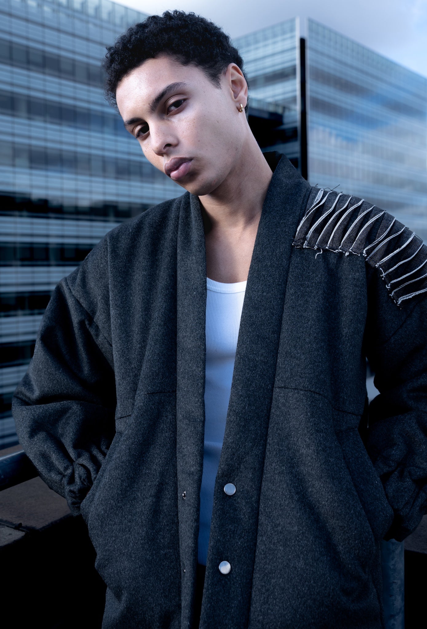 The Bespoke Raw Edge Bomber
