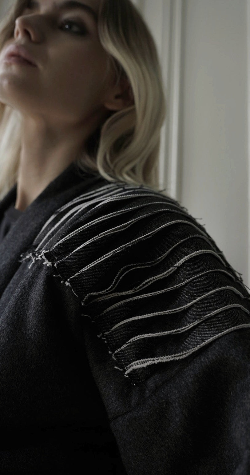 The Bespoke Raw Edge Bomber