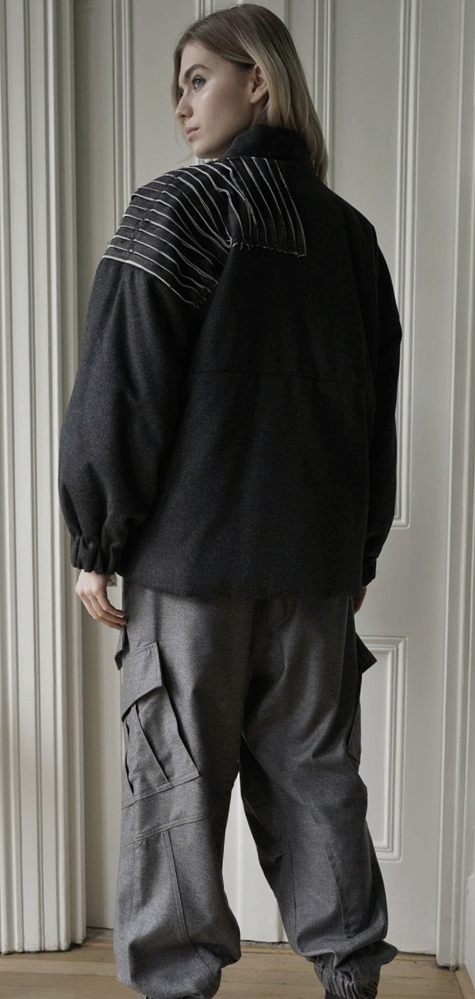 The Bespoke Raw Edge Bomber