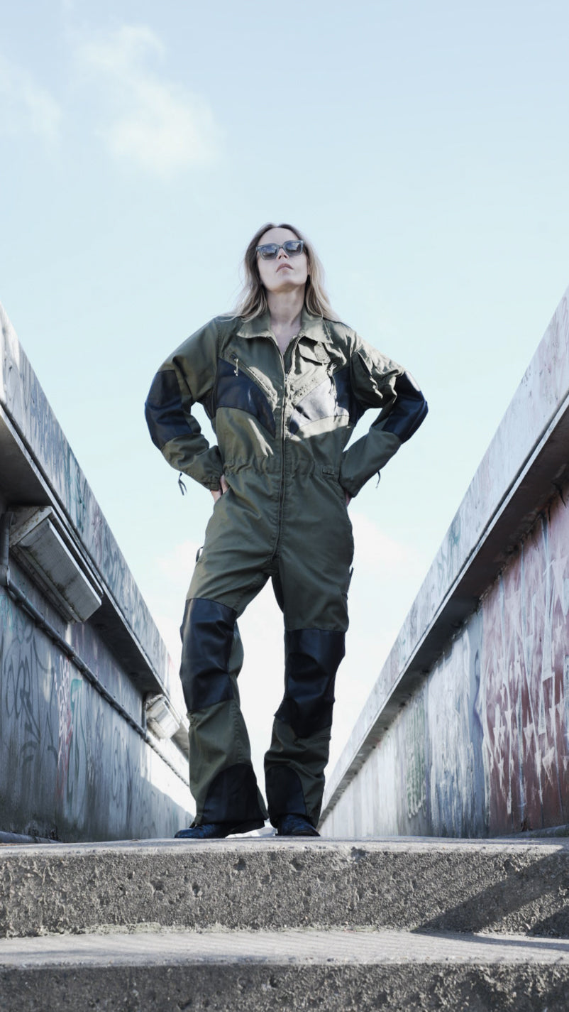 The Zeppelin - Original Vintage 1950s Military Tank Suit