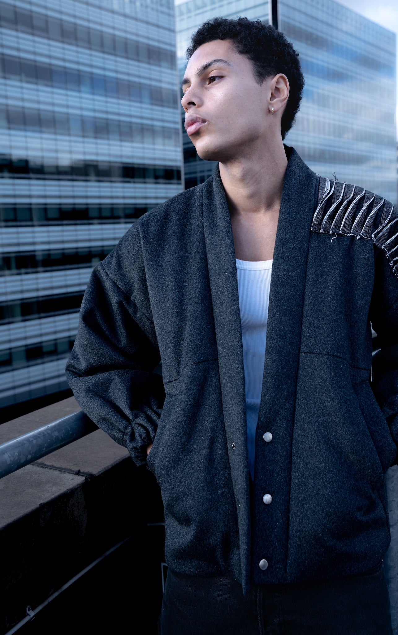 The Bespoke Raw Edge Bomber