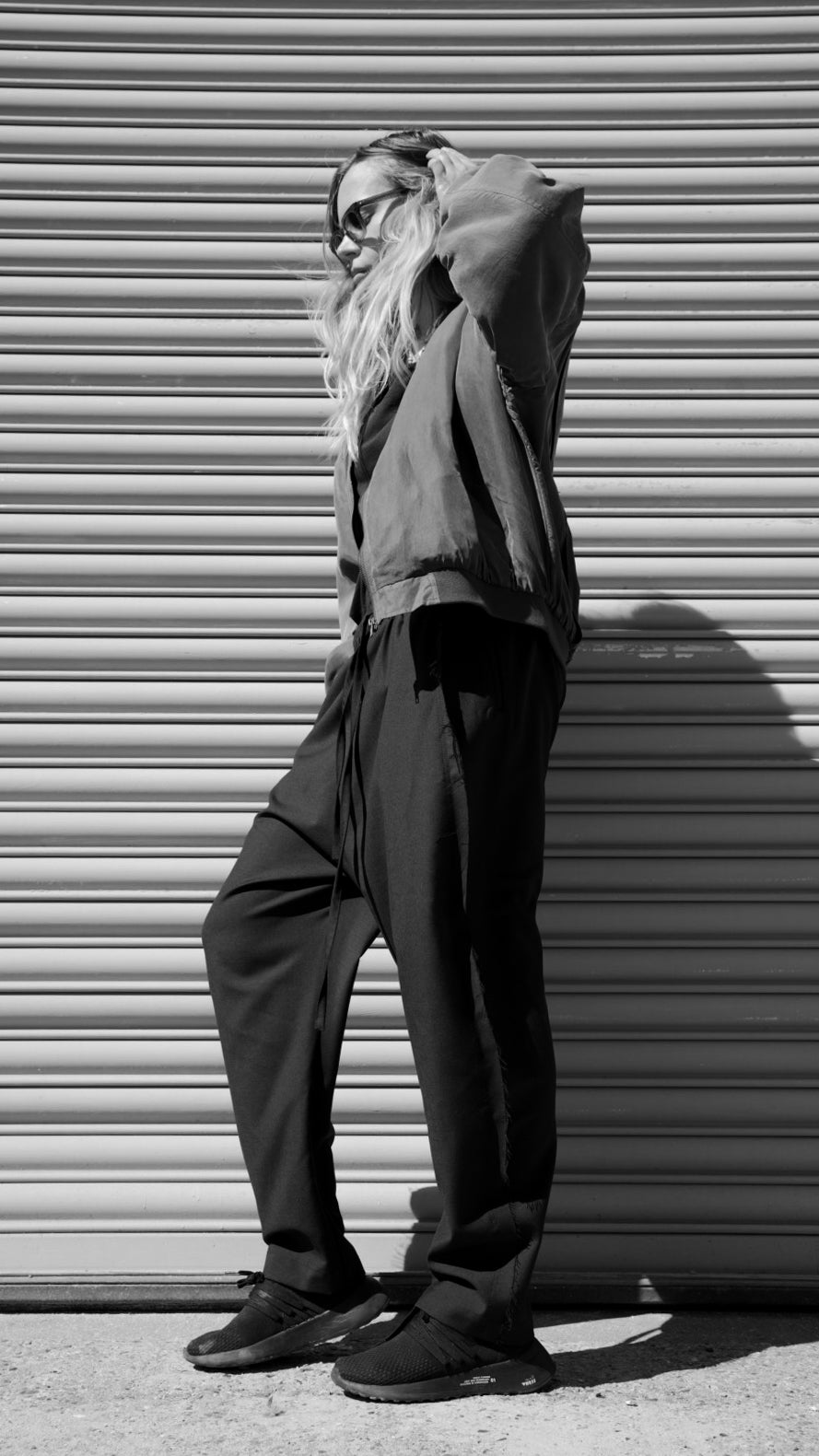 The Bluesy Silk Clouds Bomber Jacket