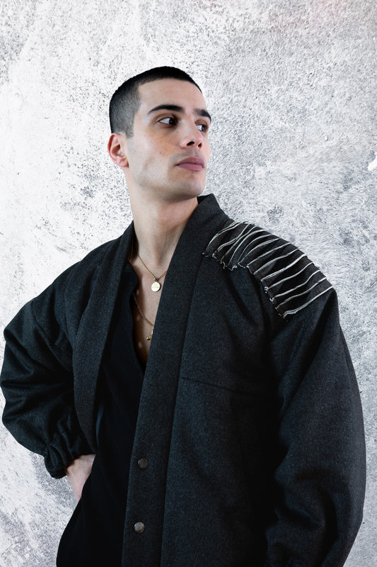 The Bespoke Raw Edge Bomber