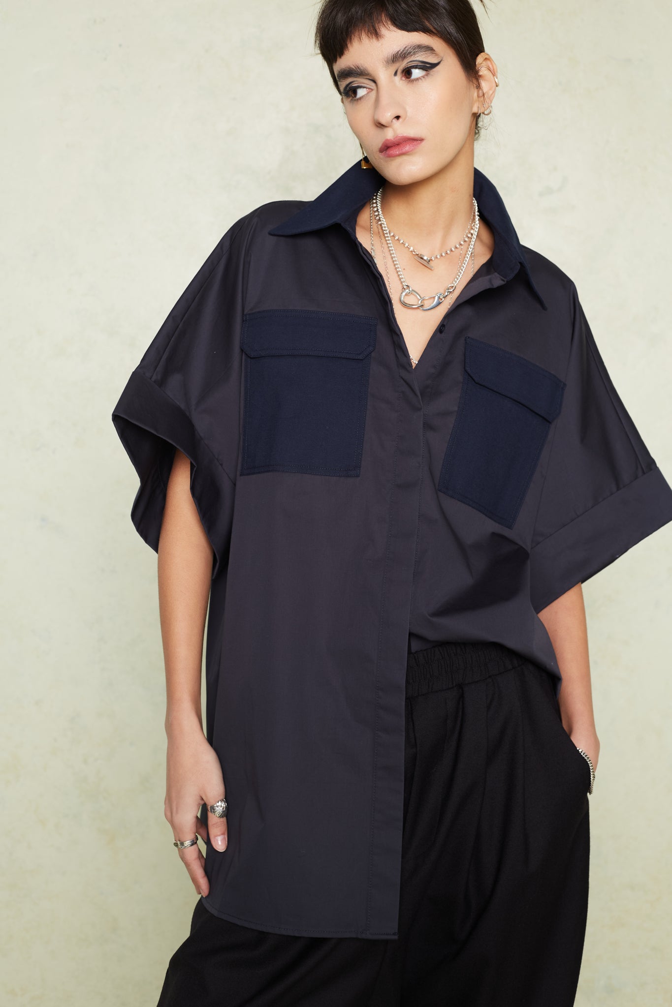 Castelain Shirt Navy